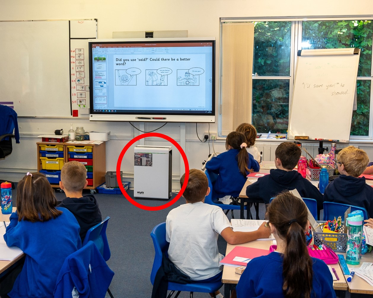 Virus Air Filtration Arrives at Felbridge Primary School